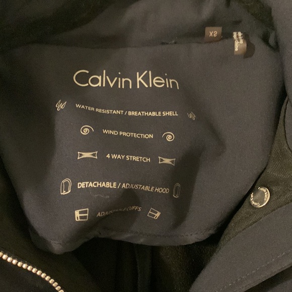 Black Calvin Klein coat - Picture 2 of 3